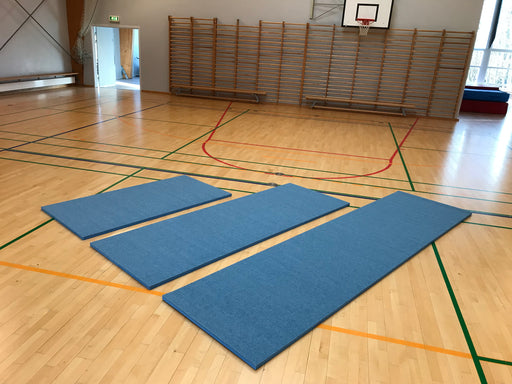 3 m. lang træningsmåtte til gymnastik. Super godt til TeamGym hjemmetræning.